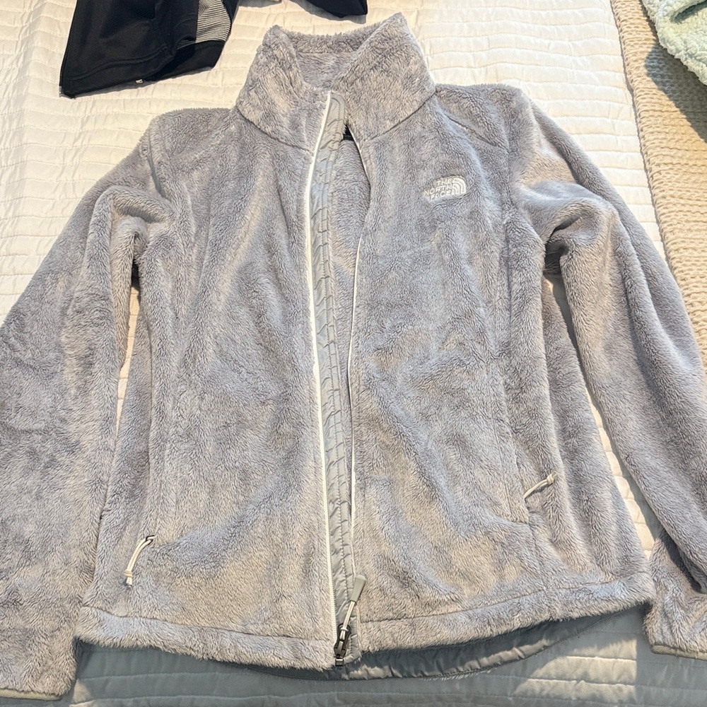 The North Face Light Gray Fleece Jacket